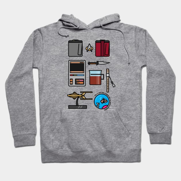 Captain Picard Starter Pack Hoodie by L. Marco Miranda